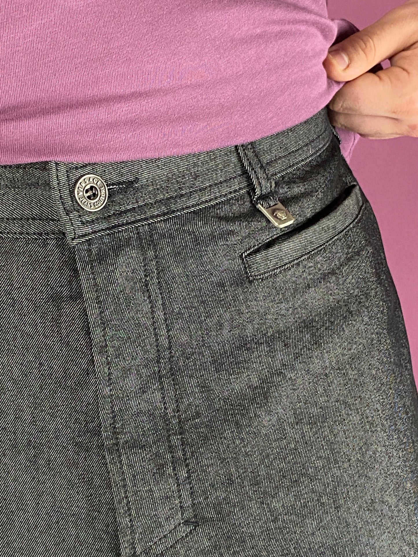 Versace Jeans Couture Vintage Men's Straight Pants - 36