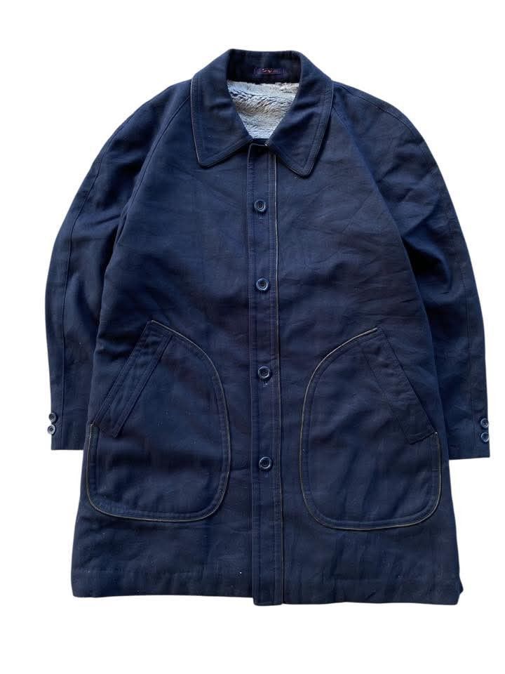 Naval Clothing Factory Vintage 80s Navy Coat Jacket Parka Sherpa Clothing Size US M / EU 48-50 / 2 - 1 Thumbnail