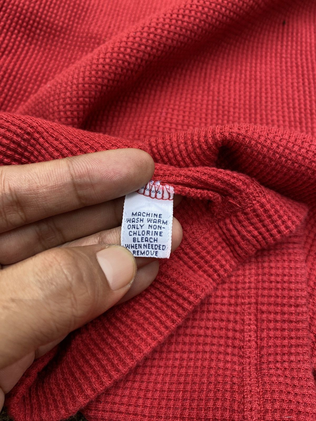 Polo Ralph Lauren 90’s Polo Bear by Ralph Lauren Thermal Hoodie Size US L / EU 52-54 / 3 - 6 Thumbnail