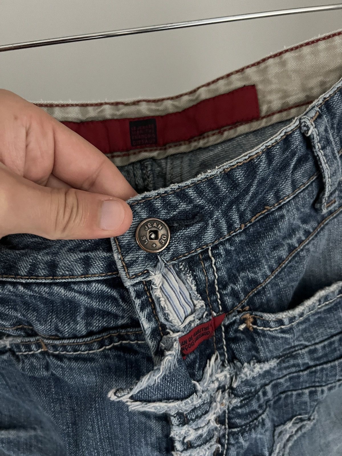 Marithe + Francois Girbaud 🔥 Vintage Marithe Francois Girbaud Blue Jeans Size US 33 - 5 Thumbnail