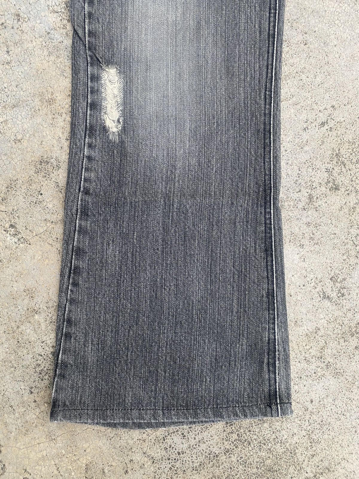 If Six Was Nine × Japanese Brand × Le Grande Bleu (L.G.B.) Flare Jeans Rupert Edge Distressed Hagi Painted Bootcut Size US 30 / EU 46 - 4 Thumbnail