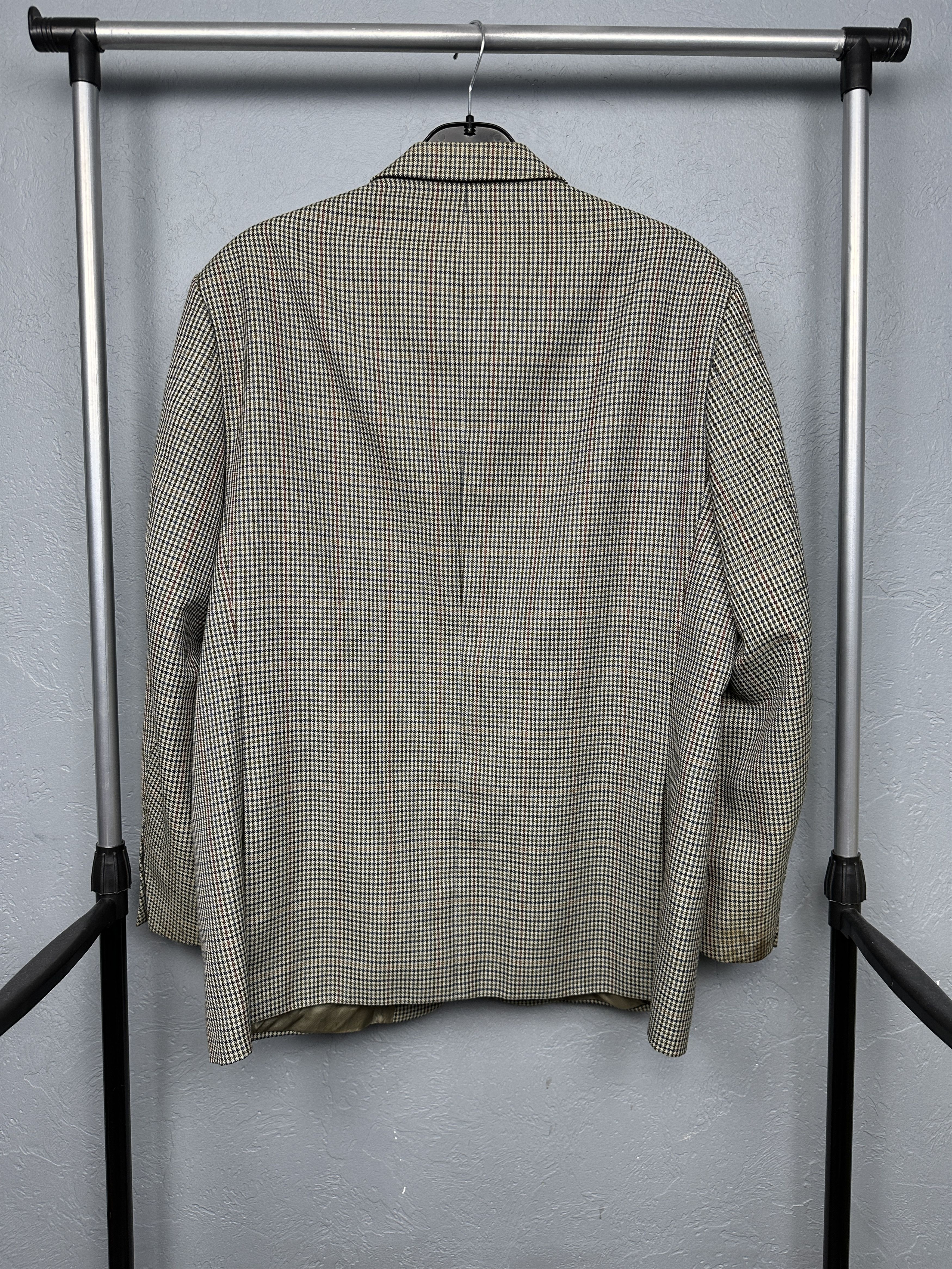 Other Brook Taverner Vintage Mens Check Plaid Tweed Blazer Jacket Size 42S - 9 Thumbnail