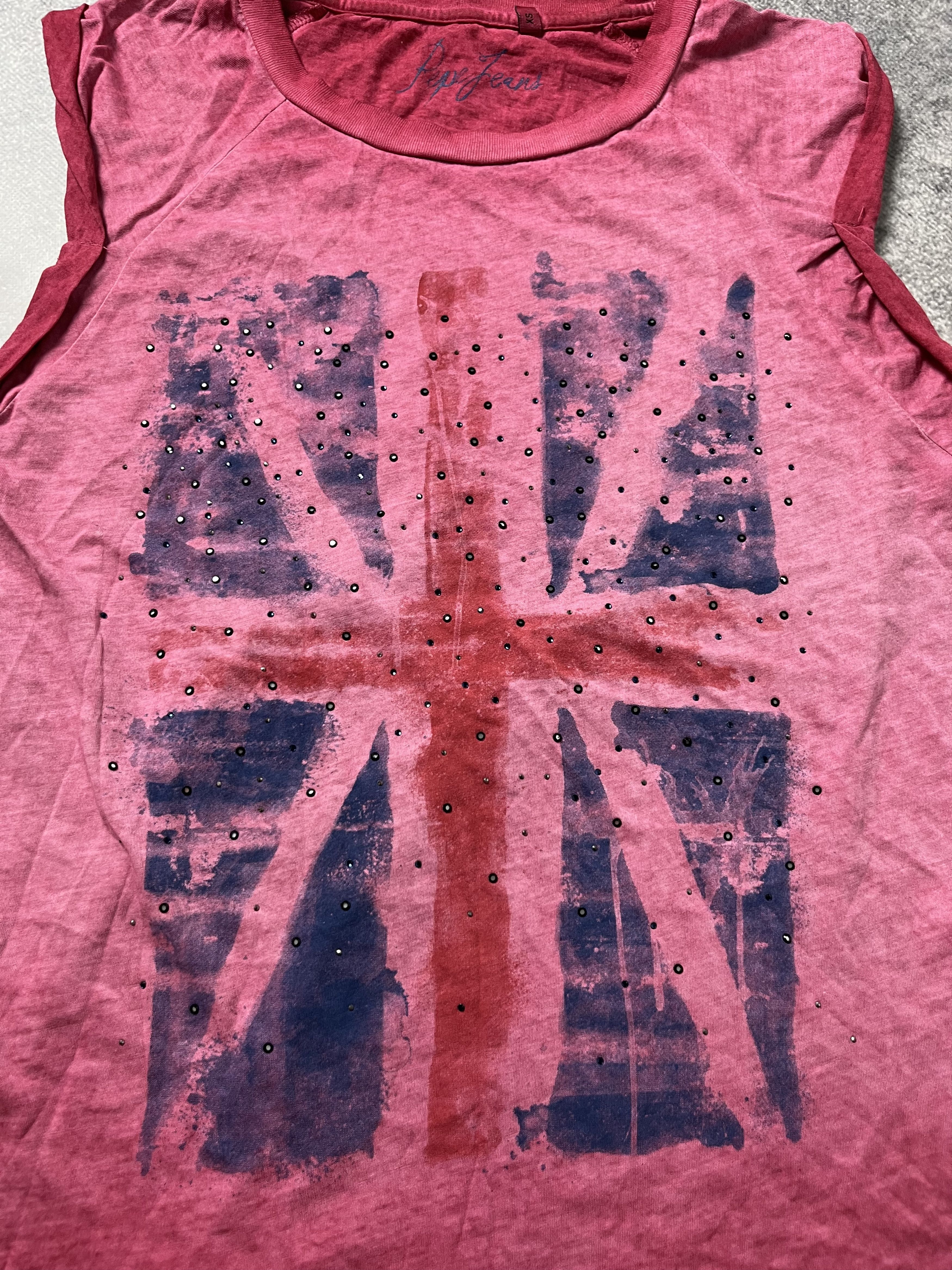 Hysteric Glamour 🔥00's British Flag John Galliano Vibe Washed Tank Top Size M / US 6-8 / IT 42-44 - 3 Thumbnail
