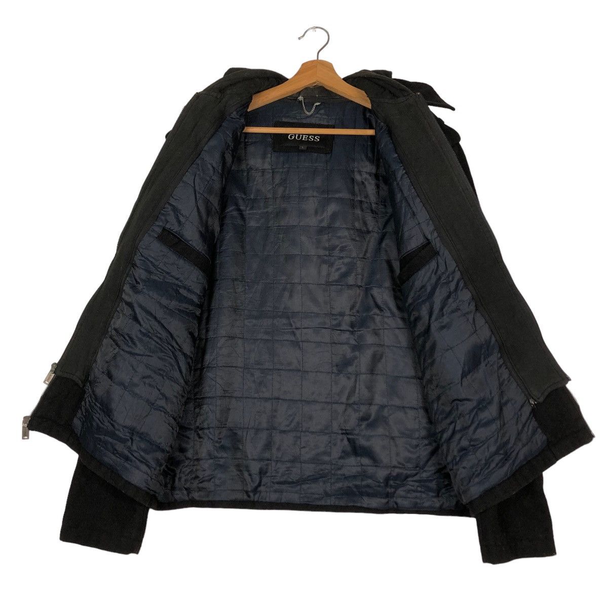 Guess 🔥Rich Black Bondage Biker Jacket Hoodie Guess Size US L / EU 52-54 / 3 - 14 Thumbnail