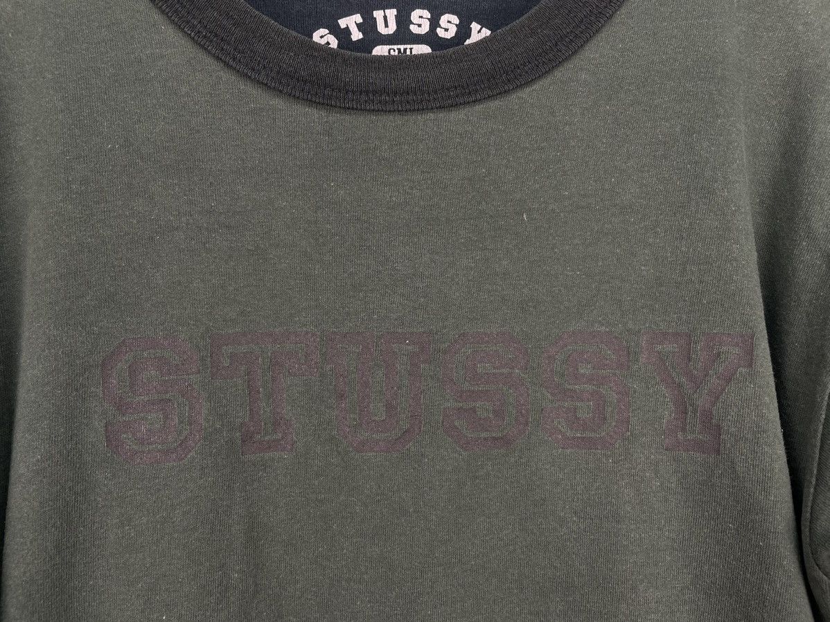 Stussy Vintage 90s Stussy reversible long sleeve t shirt Size US S / EU 44-46 / 1 - 5 Thumbnail