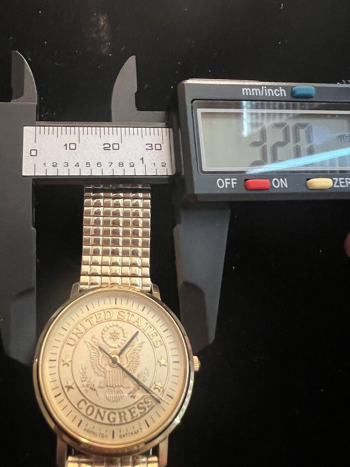 Hamilton Men's Vintage 90's Watch HAMILTON 8474 New Battery Size ONE SIZE - 3 Thumbnail