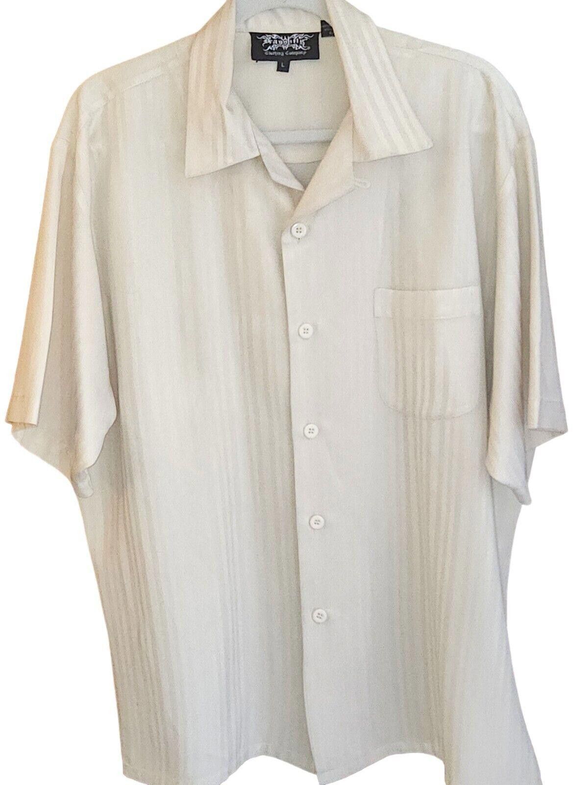 Dragonfly Vtg Dragonfly Shirt Mens Large Tan Short Sleeve Button Down Size US L / EU 52-54 / 3 - 6 Thumbnail