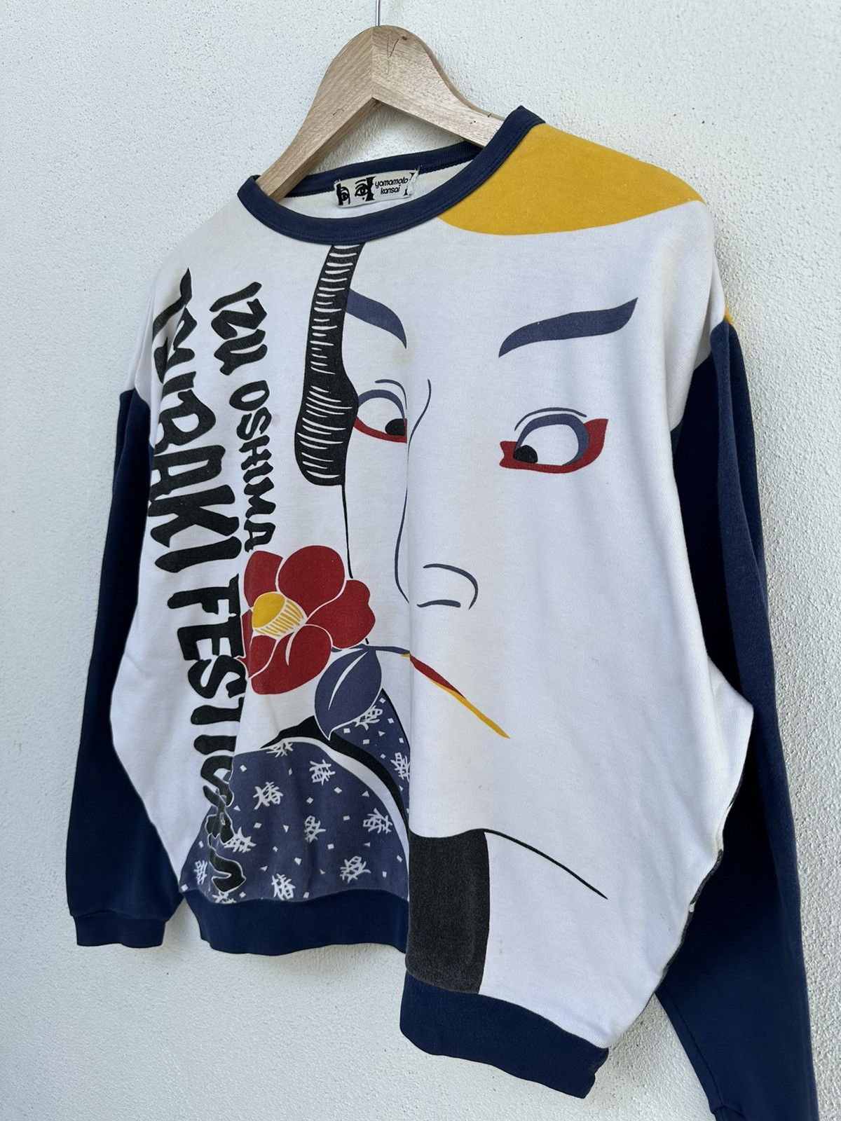 Kansai Yamamoto × Vintage Vintage 1980’s Kansai Yamamoto Tsubaki Festival Izu Osima Size US L / EU 52-54 / 3 - 2 Thumbnail