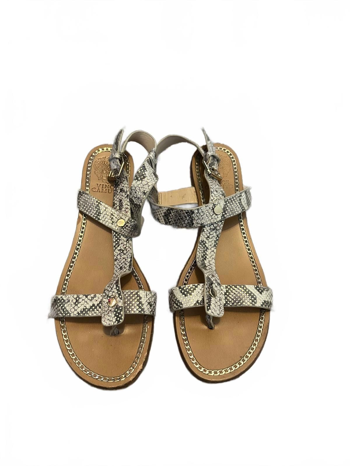 Vince Camuto Vince Camuto Women's Snakeskin Print Sandals - Size 9.5M Size US 9.5 / IT 39.5 - 1 Thumbnail