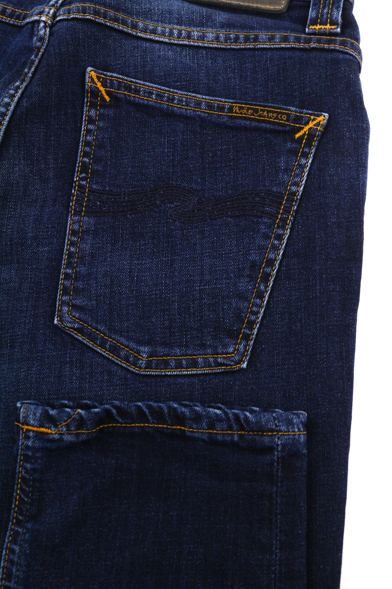 Nudie Jeans GRIM TIM W29/L32 Crosshatch Worn Organic Washed 81627 Size US 29 - 5 Thumbnail