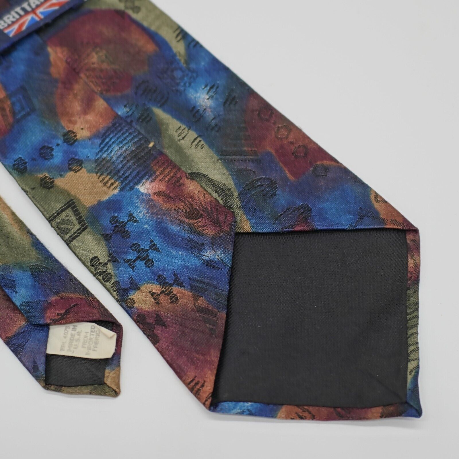 Designer Brittania Abstract Multi-Colored Floral Jacquard Print Polye Size ONE SIZE - 6 Thumbnail