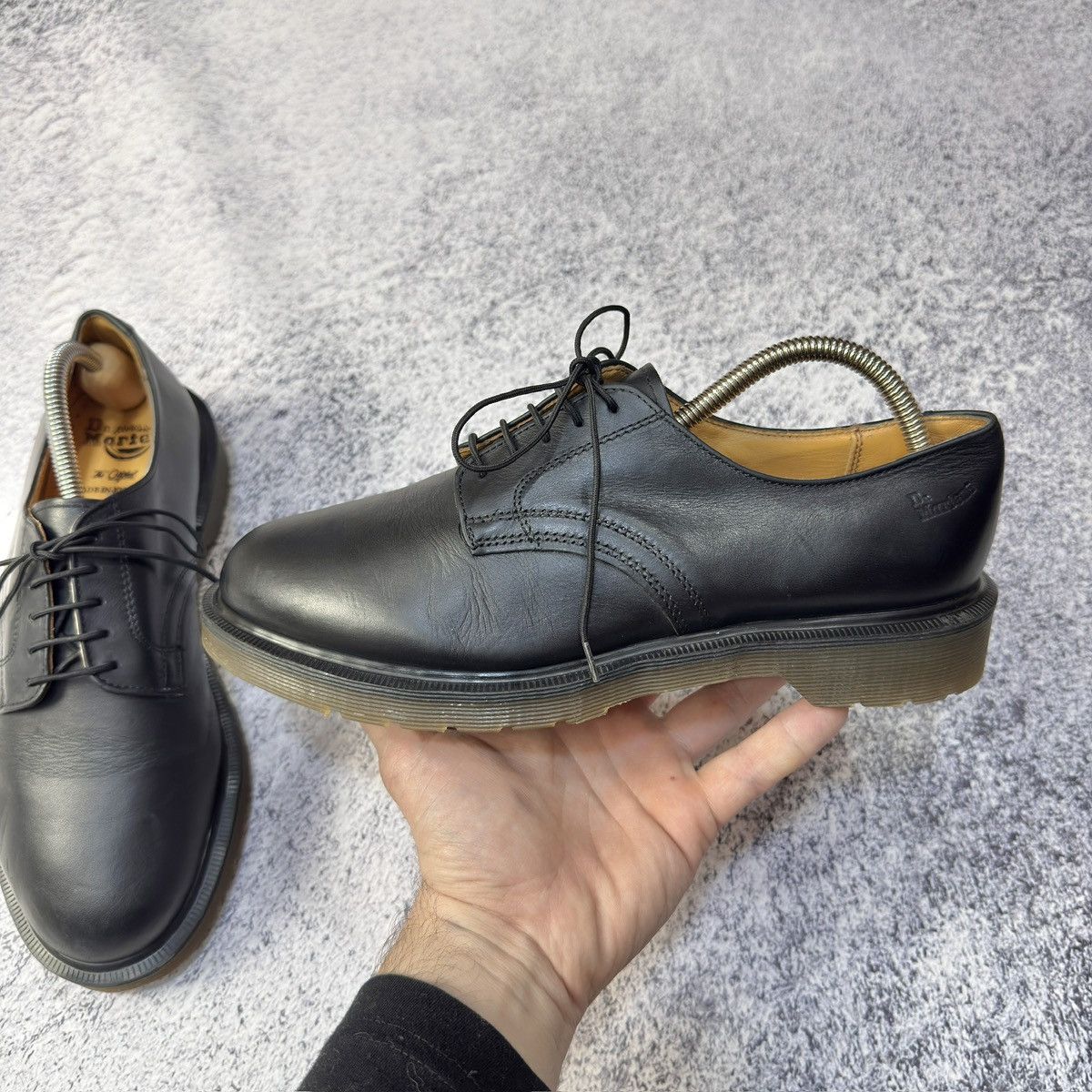Dr. Martens × Handmade × Vintage Dr. Martens England Black Derbies US8 UK7 EU41 26cm Size US 8 / EU 41 - 7 Thumbnail
