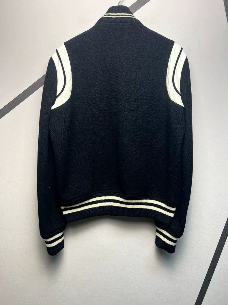 Saint Laurent Paris Saint Laurent Black and White Baseball Jacket-2507 Size US M / EU 48-50 / 2 - 8 Thumbnail