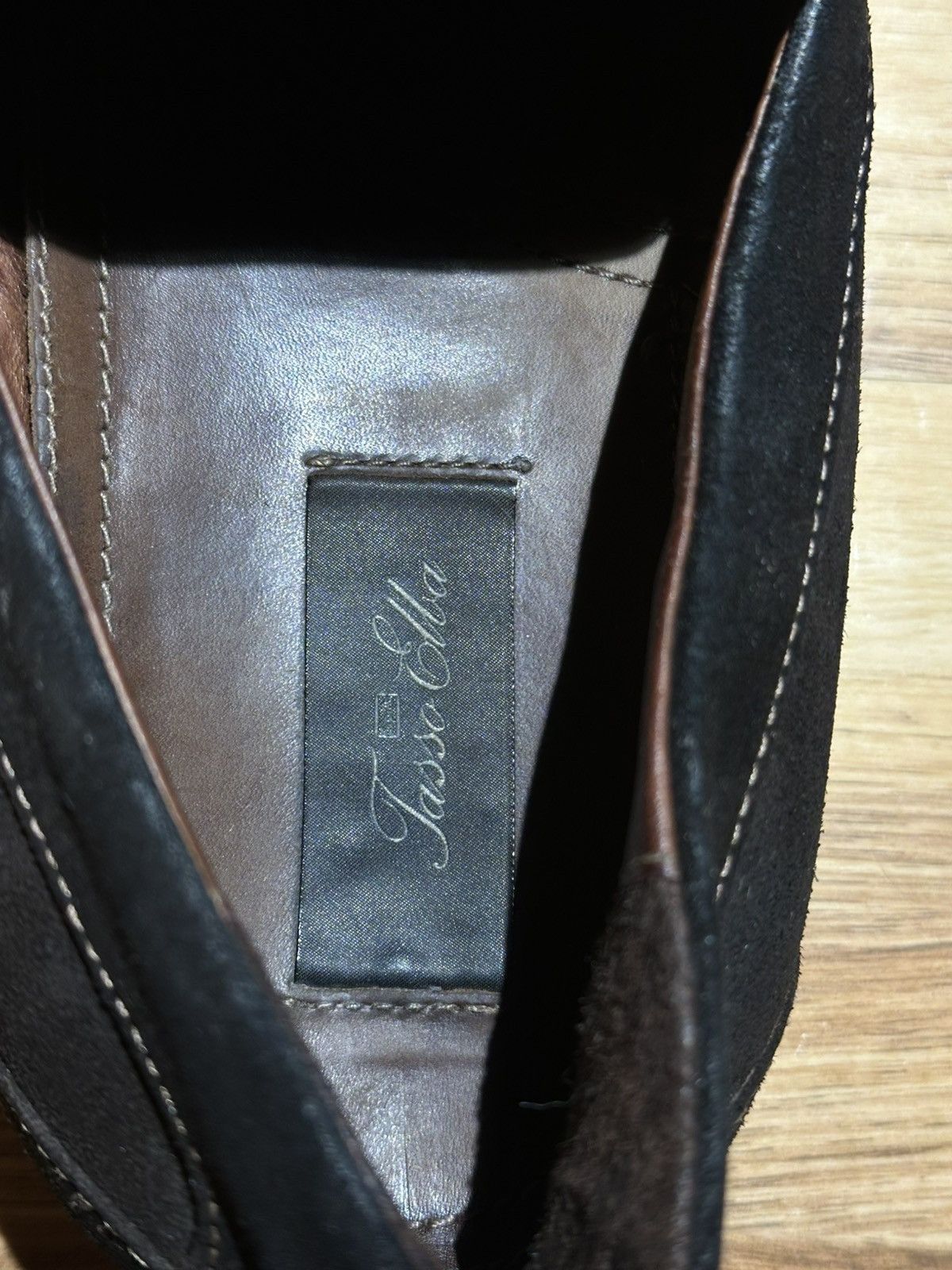 Tasso Elba Tasso Elba Dark Brown Suede Slip-On Loafers Size 10 1/2 Size US 10.5 / EU 43-44 - 7 Thumbnail