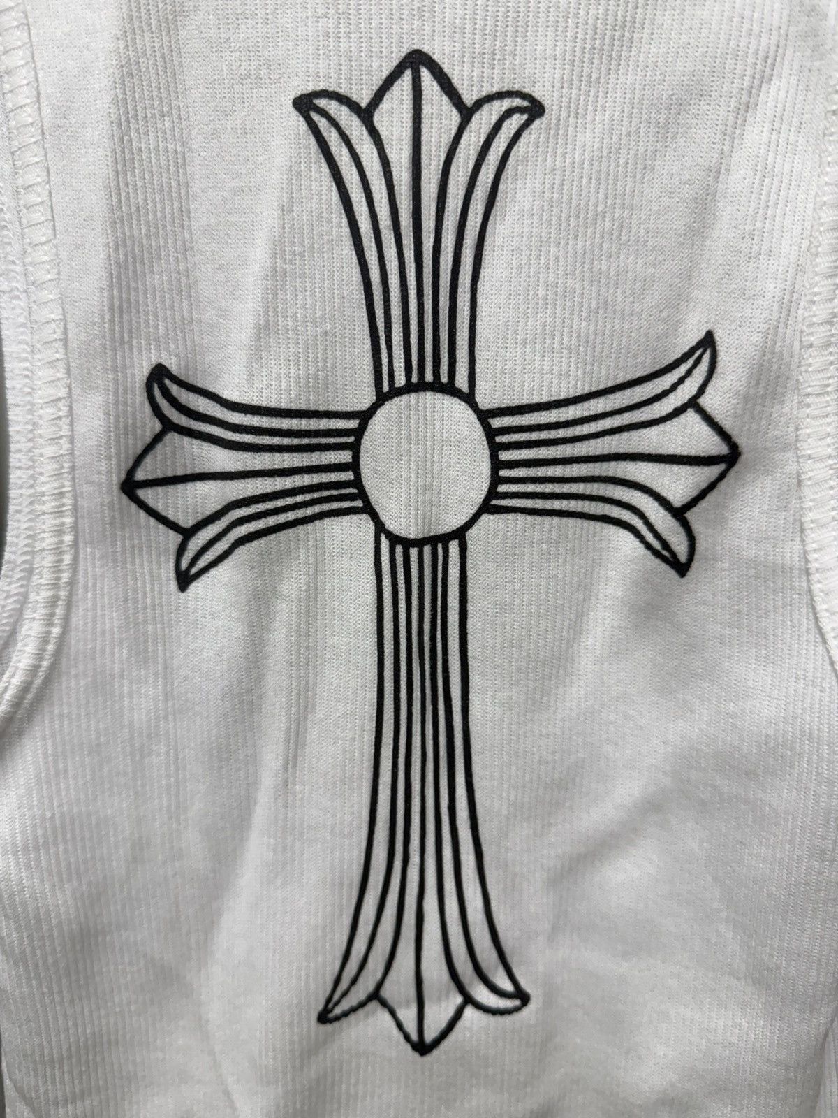 Chrome Hearts Chrome Hearts T-bar logo ribbed tank Size US M / EU 48-50 / 2 - 3 Thumbnail