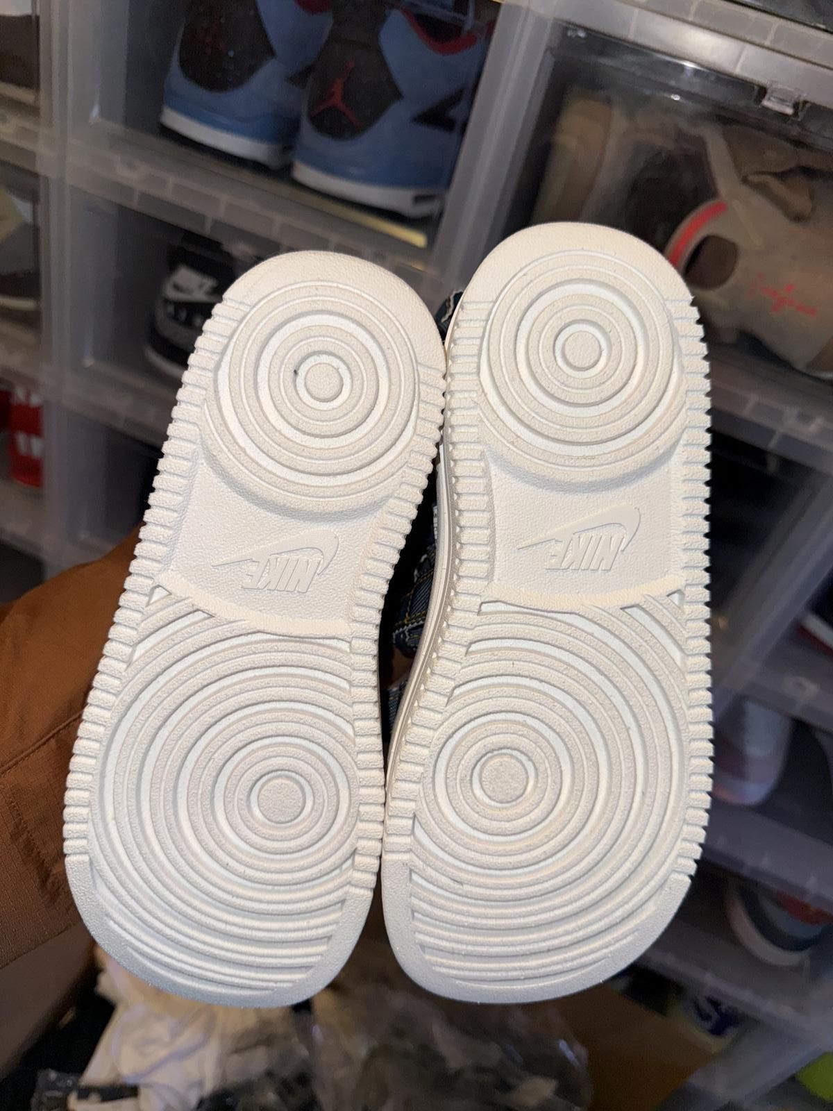 Nike Nike Women’s Icon Classic SE Armory Navy Sail Sandals Sample Size US 7 / IT 37 - 4 Thumbnail