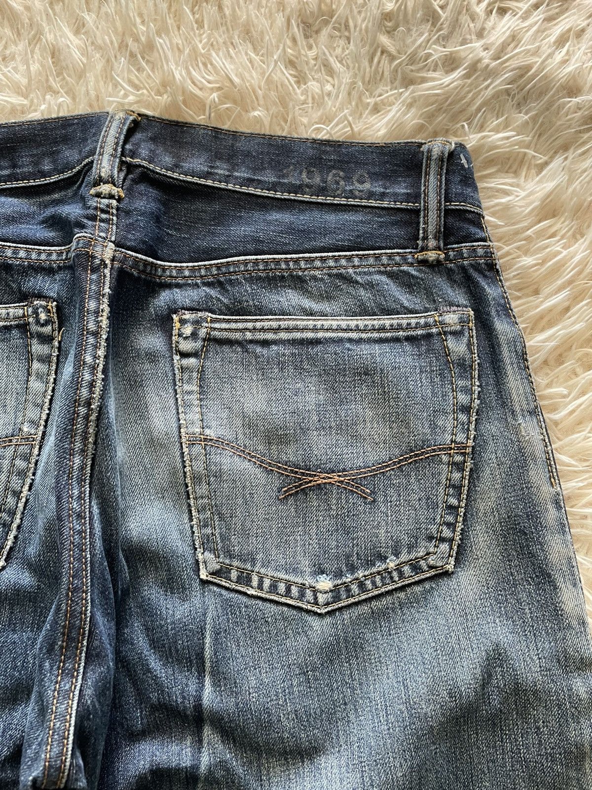 Gap Final Drop💥Rusty Distressed GAP 1969 Selvedge (UNI-04) Size US 32 / EU 48 - 12 Thumbnail