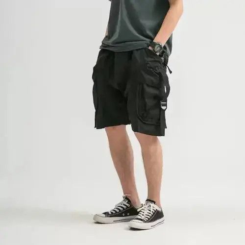 Japanese Brand × Jean 20SS Indigo Union Japan Black Worker Shorts Size US 31 - 2 Thumbnail