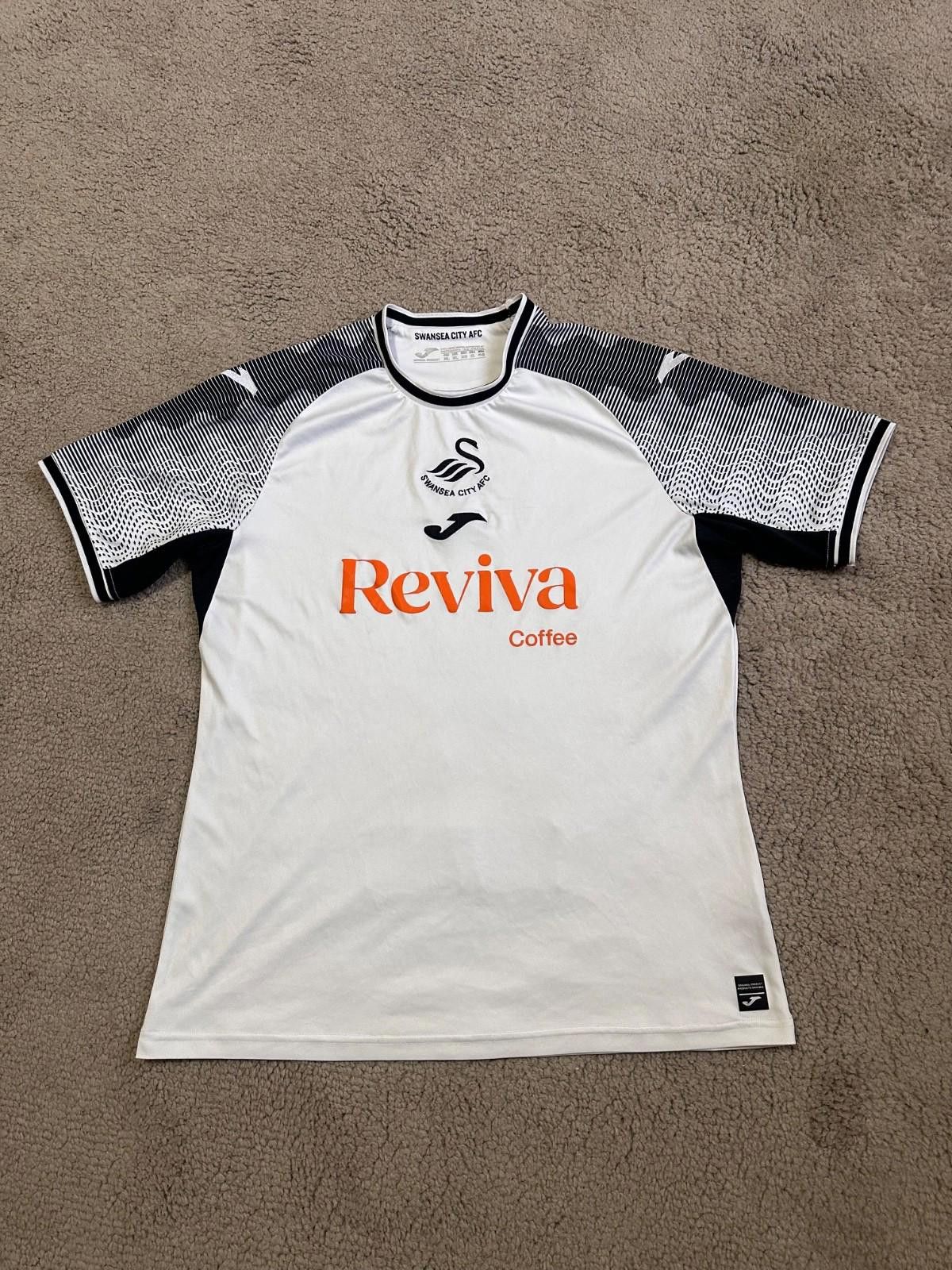 Joma Swansea City 2023/24 Home Football Soccer Jersey Joma Shirt Size US XL / EU 56 / 4 - 1 Thumbnail