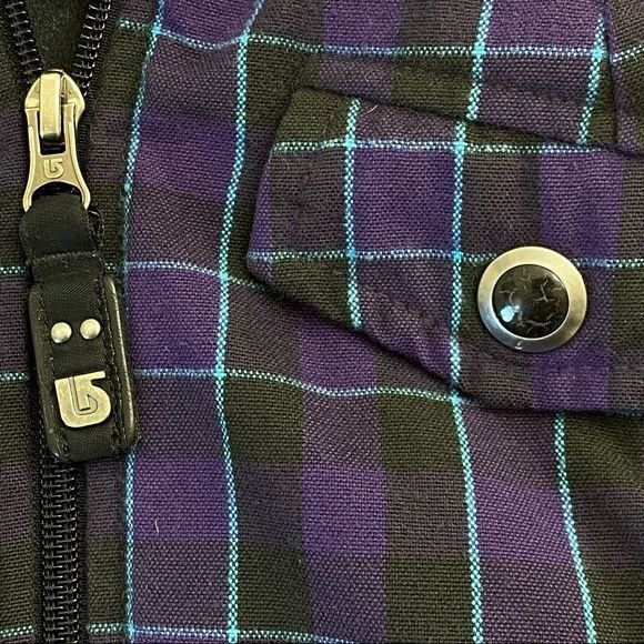 Burton Burton Ho Chi Minh Purple Plaid Dry Ride Hooded Vest Large N Size L / US 10 / IT 46 - 8 Thumbnail
