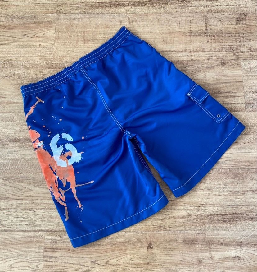 Polo Ralph Lauren Polo Ralph Lauren Big Logo Shorts x Vintage x Streetwear Size US 34 / EU 50 - 4 Thumbnail