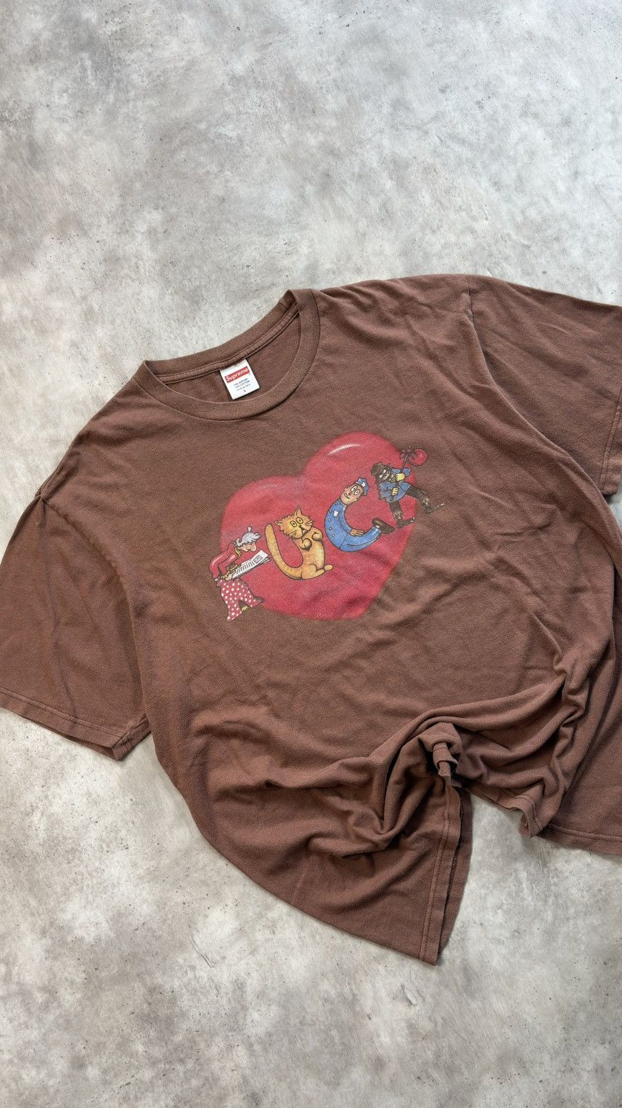 Supreme Supreme “F#ck” Tee Faded Archive Size US L / EU 52-54 / 3 - 6 Thumbnail