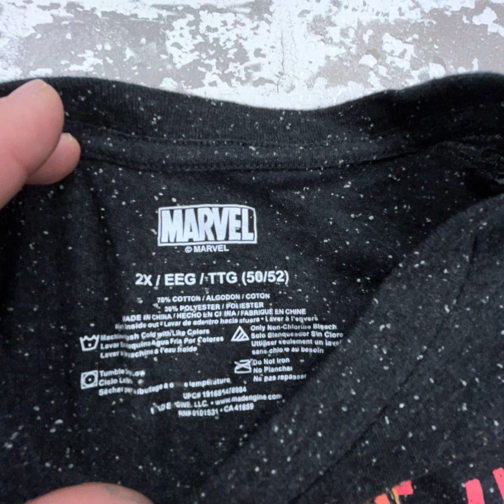 Vintage Captain Marvel Shirt Men 2XL XXL Black Marvel Comics Hero Tee Adult Space Casual Short Sleeve T-Shirt Costume Tee Mens Size US XXL / EU 58 / 5 - 5 Thumbnail