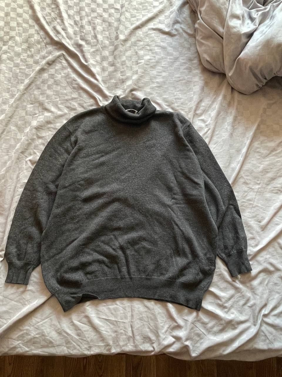 Fabiana Filippi Fabiana Filippi Wool Grey Sweater turtleneck Size L / US 10 / IT 46 - 1 Thumbnail