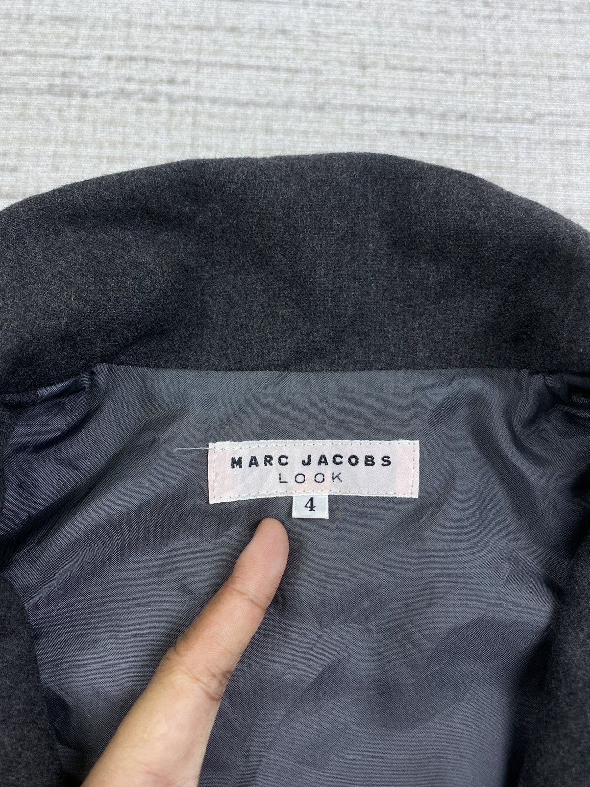 Marc Jacobs × Vintage Vintage Marc Jacobs Look Buttoed Long Wool Coat Jacket Size XS / US 0-2 / IT 36-38 - 8 Thumbnail