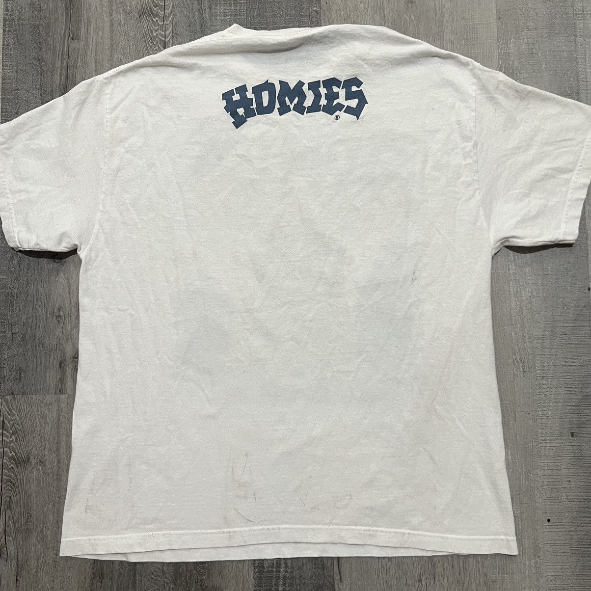 Homies Homies White Hip Hop DGA tees Gangster T Shirt Size US XL / EU 56 / 4 - 2 Thumbnail