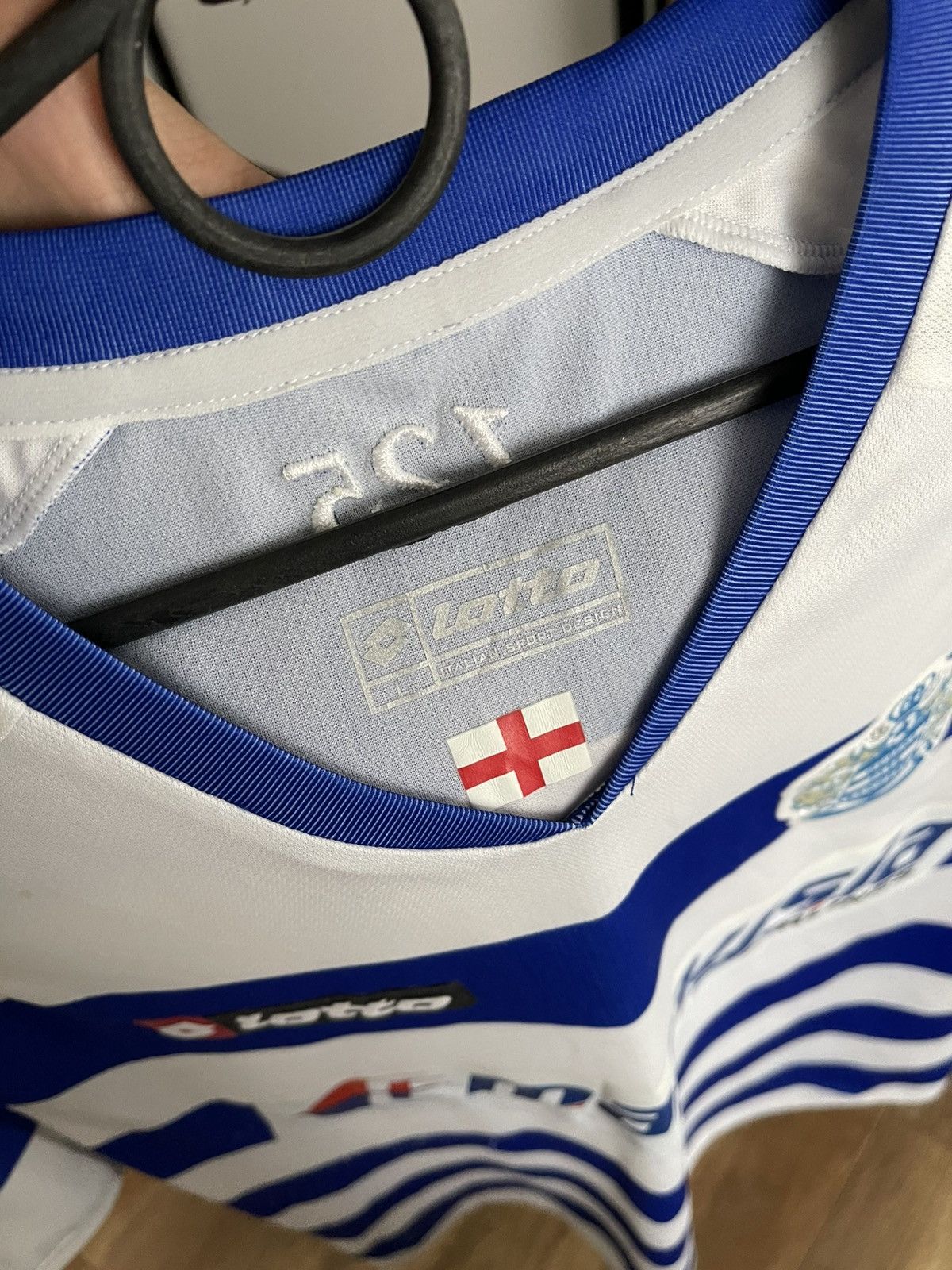 Lotto Sport 2011/2012 Queens Park Rangers Lotto Soccer Jersey T-Shirt Size US L / EU 52-54 / 3 - 11 Thumbnail