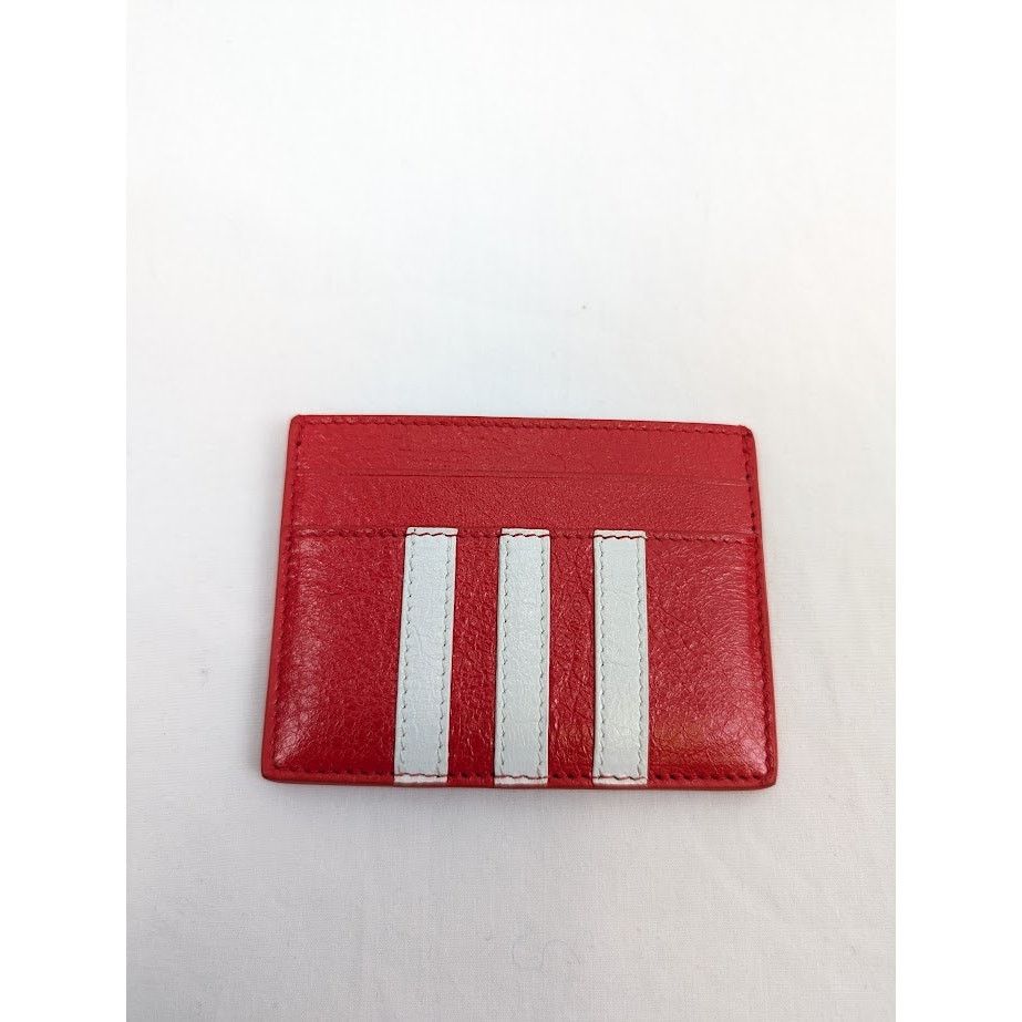 Adidas × Balenciaga o1rshd1 Q:3 /DUP/ Size:OS / Arena Lamb Card Holder Red/White Size ONE SIZE - 5 Thumbnail