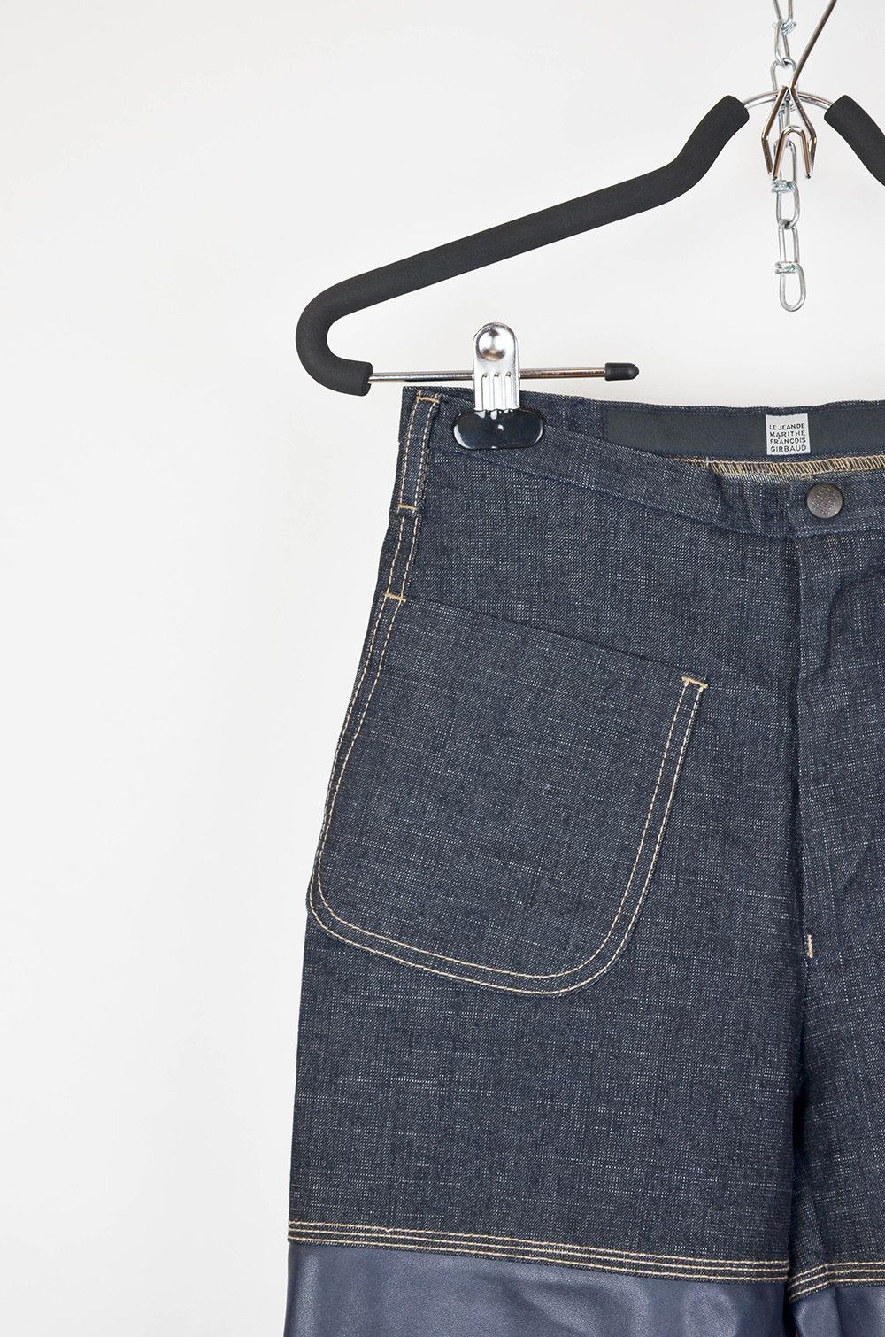 Marithe + Francois Girbaud Marithé François Girbaud Jeans – Denim & Leather Panel Pants Size 26" / US 2 / IT 38 - 3 Thumbnail