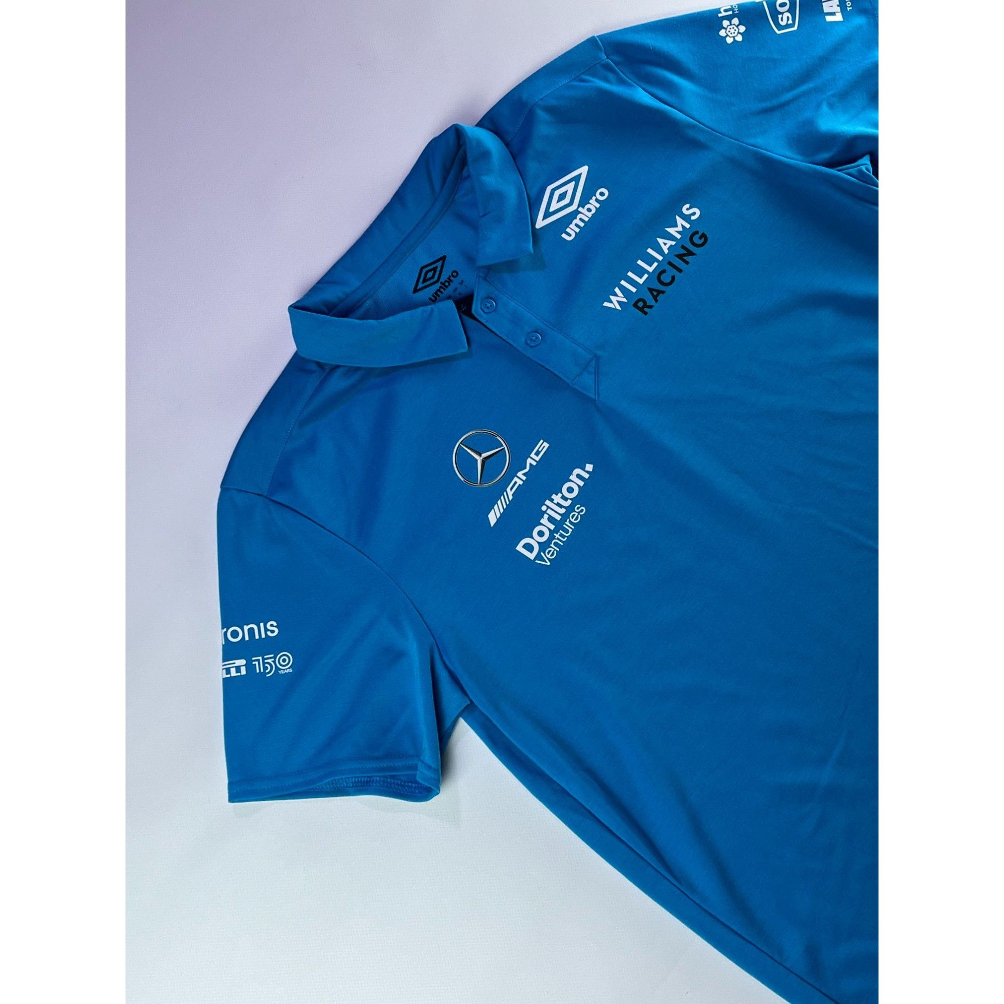 Umbro Umbro Williams Racing Mercedes AMG Blue Polo Shirt Size US M / EU 48-50 / 2 - 2 Thumbnail