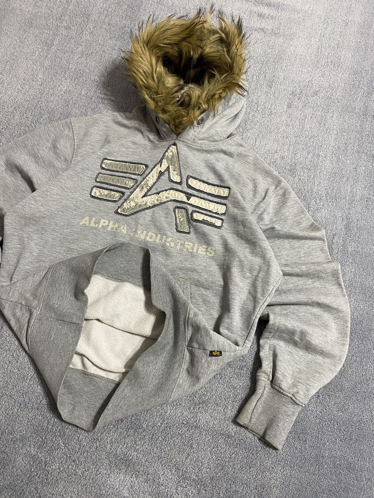 Alpha Industries Vtg Alpha Industries If Six Was Nine LGB style mohair hoodie Size US M / EU 48-50 / 2 - 4 Thumbnail