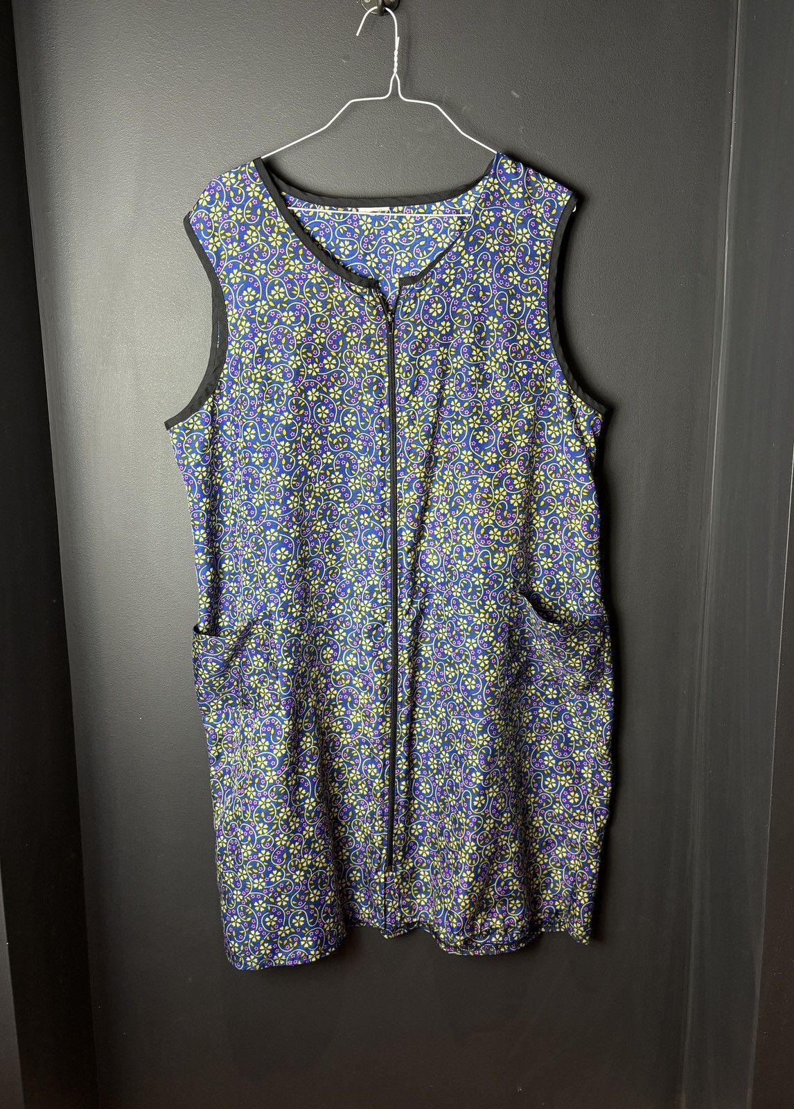 Vintage Vintage Nightgown Ugly 1980s Lounge Shirt Zip Up 70s Sleep Size M / US 6-8 / IT 42-44 - 9 Thumbnail