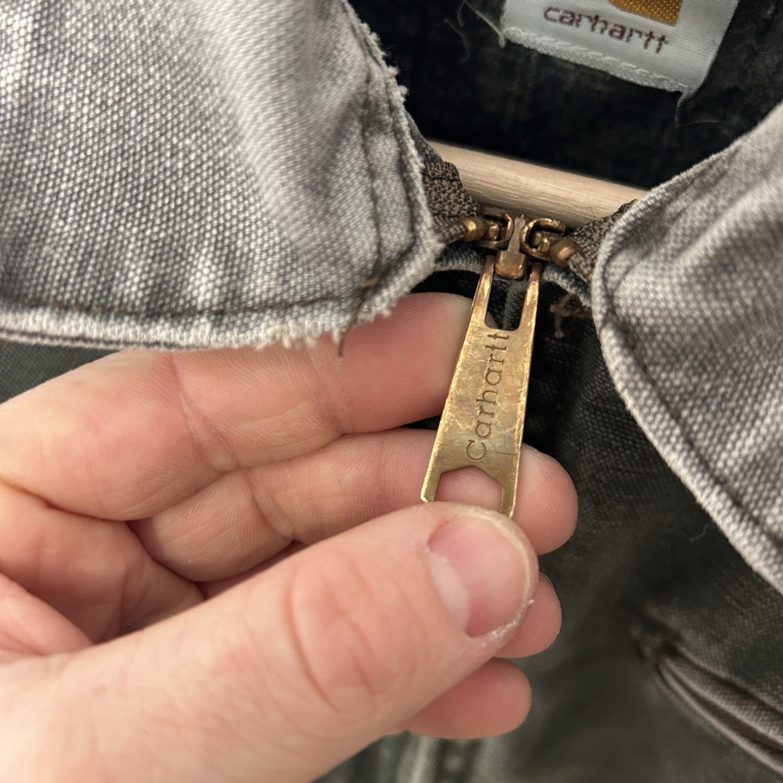Carhartt Vintage Carhartt Blanket-Lined Detroit Jacket “Moss” J97 MOS Size US S / EU 44-46 / 1 - 16 Thumbnail