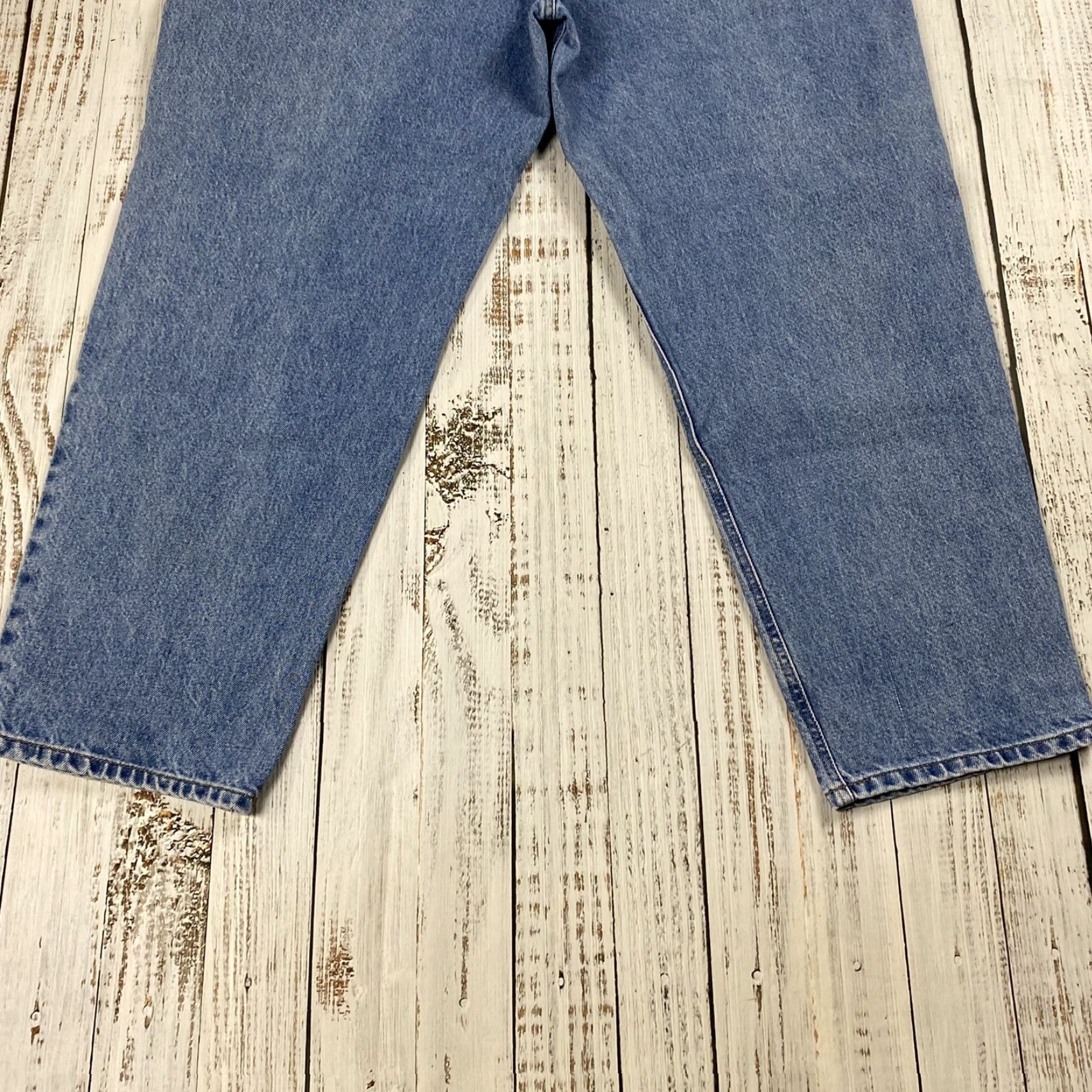 Carhartt VINTAGE Carhartt Jeans Relaxed Fit Denim Blue B17 Size 46x30 Work Light Wash Mens Size US 30 / EU 46 - 3 Thumbnail