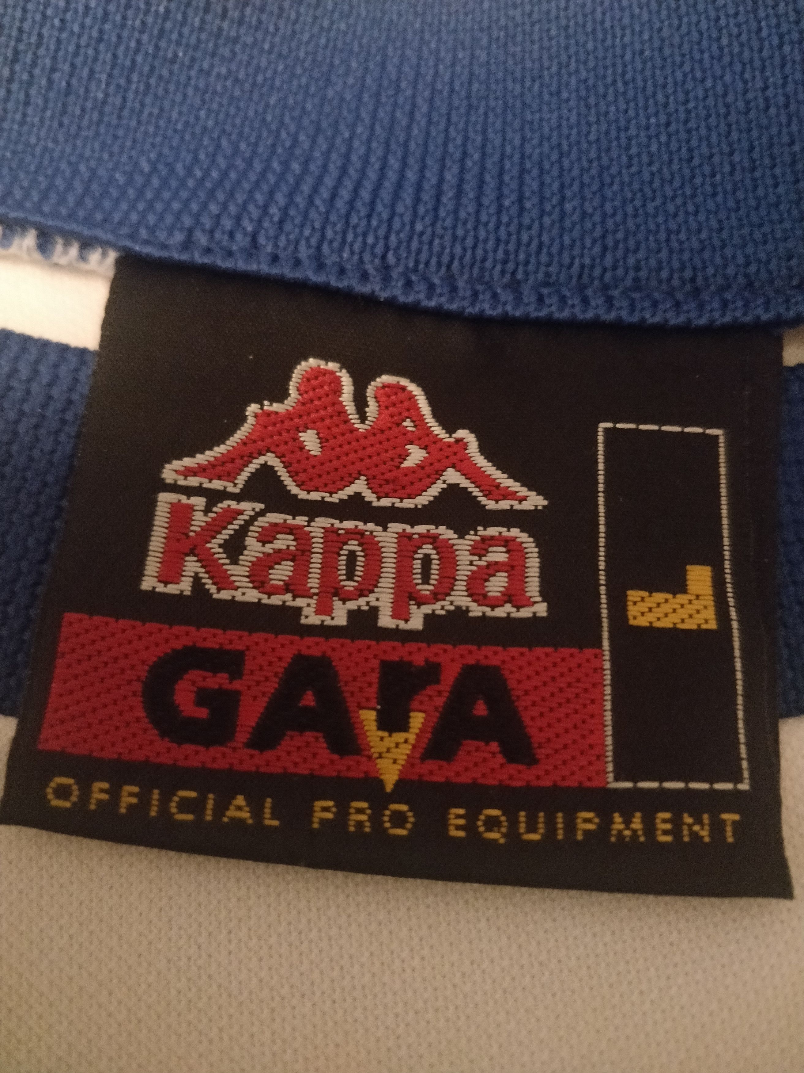 Kappa Italy 1998 Away Jersey Kappa Size US L / EU 52-54 / 3 - 6 Thumbnail