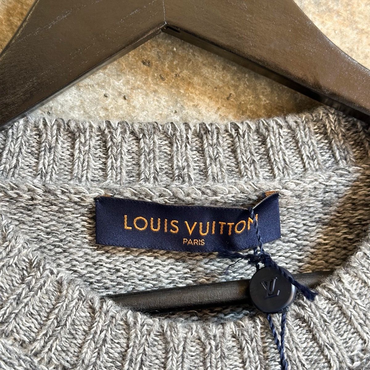 Louis Vuitton LV MERCI Cashmere Crewneck Sweater By Virgil Abloh Size US XL / EU 56 / 4 - 5 Thumbnail
