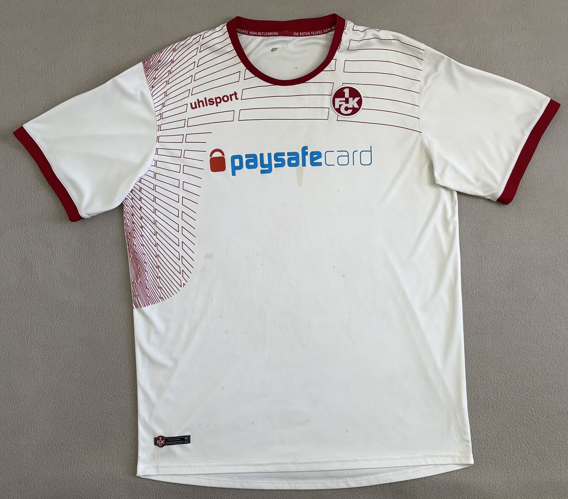 Other 1.FC Kaiserslautern 2014/2015 Uhlsport Football Jersey Size US XL / EU 56 / 4 - 5 Thumbnail