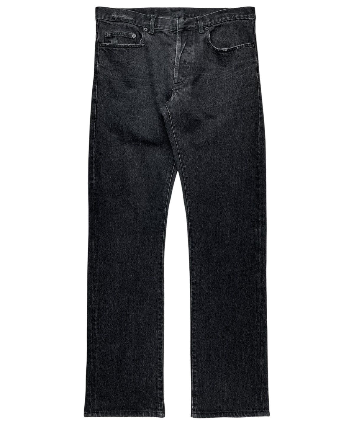 Dior × Hedi Slimane AW05 Dior Homme Bootcut 21cm Faded Black Denim