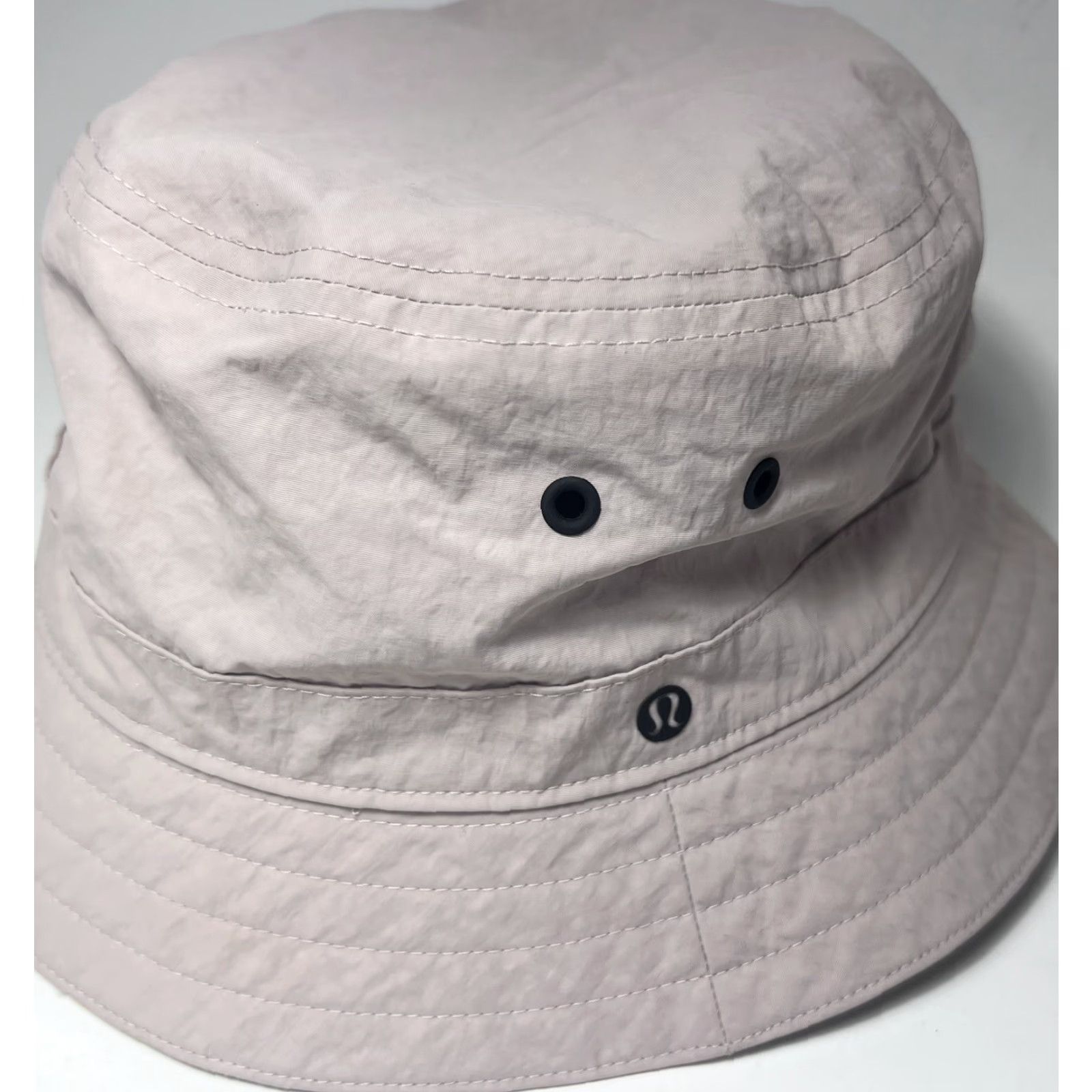 Lululemon Lululemon Bucket Hat O/S One Size Dusty Pink Women 90s Logo Lightweight Activewear Casual Travel Cap Beige-Pink Blended Fabric Nyon Lycra Size ONE SIZE - 2 Thumbnail