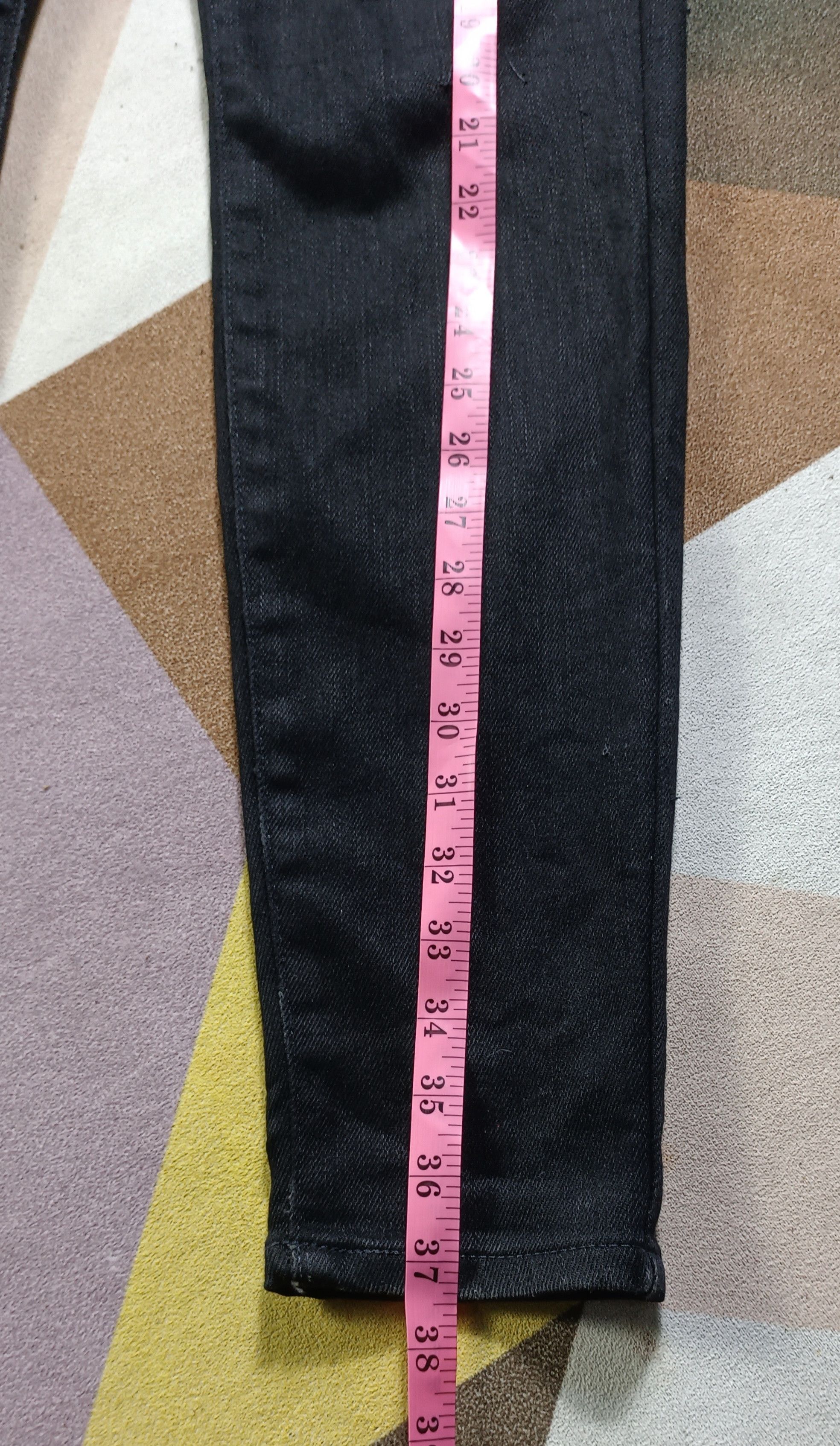 Edwin × If Six Was Nine × Japanese Brand Edwin Jersey Super Black Cutting Slim Fit Size US 29 - 17 Thumbnail