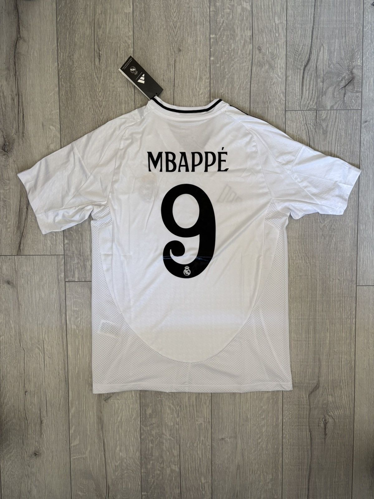 Nike 24/25 Adidas Real Madrid Home Kit Mbappe #9 Size US M / EU 48-50 / 2 - 2 Thumbnail