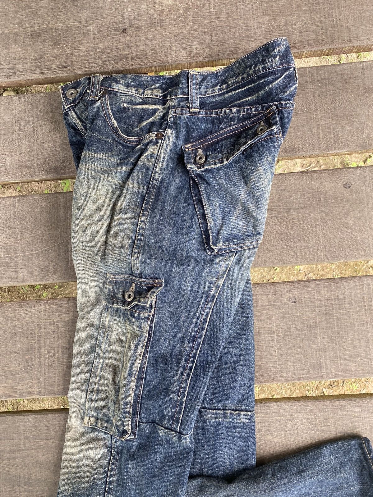 Johnbull 🔥 Japanese Brands 🔥 Vintage John Bull Denim (Distressed) Size US 30 / EU 46 - 13 Thumbnail