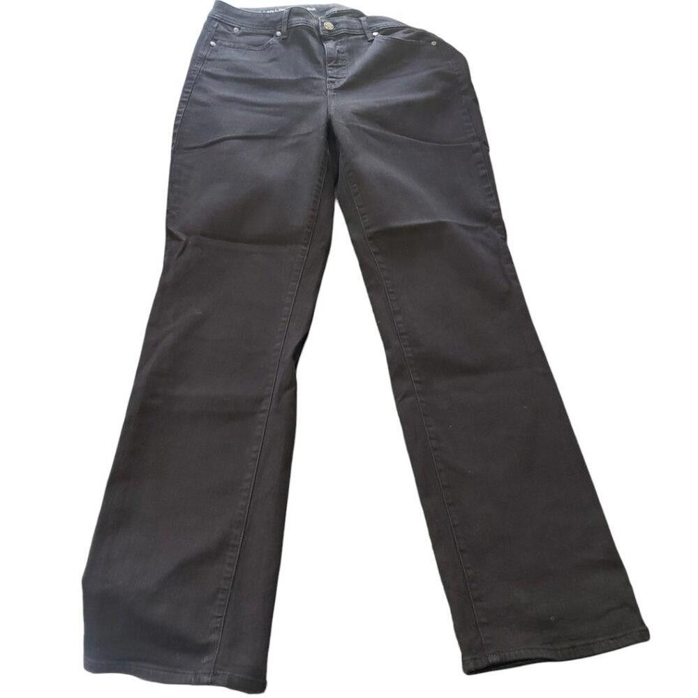Designer CT1470 Talbots Flawless High Rise Barely There Black Jean 10 Size 32" / US 10 / IT 46 - 1 Thumbnail
