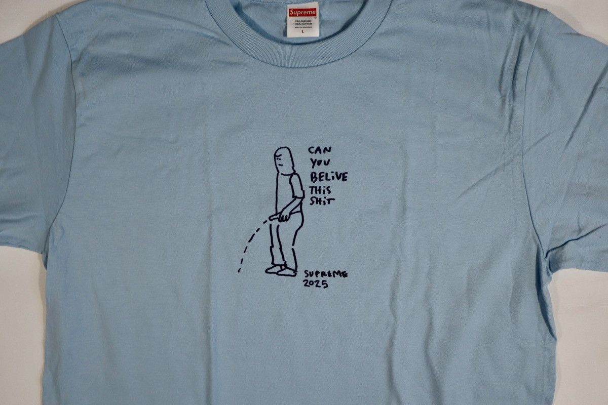 Supreme Supreme Gonz Tee – SS25 – Powder Blue L Size US L / EU 52-54 / 3 - 2 Thumbnail