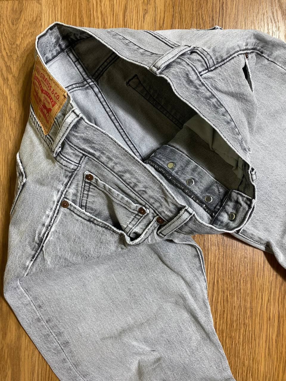 Levi's Vintage Levis 501 Super Gray Jeans Size US 33 - 15 Thumbnail