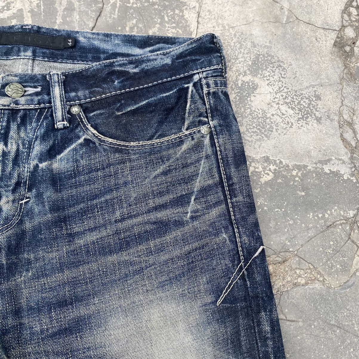 GOSTAR DE FUGA FUGA Reptile Flared Jeans LGB IF SIX WAS NINE Size US 30 / EU 46 - 7 Thumbnail